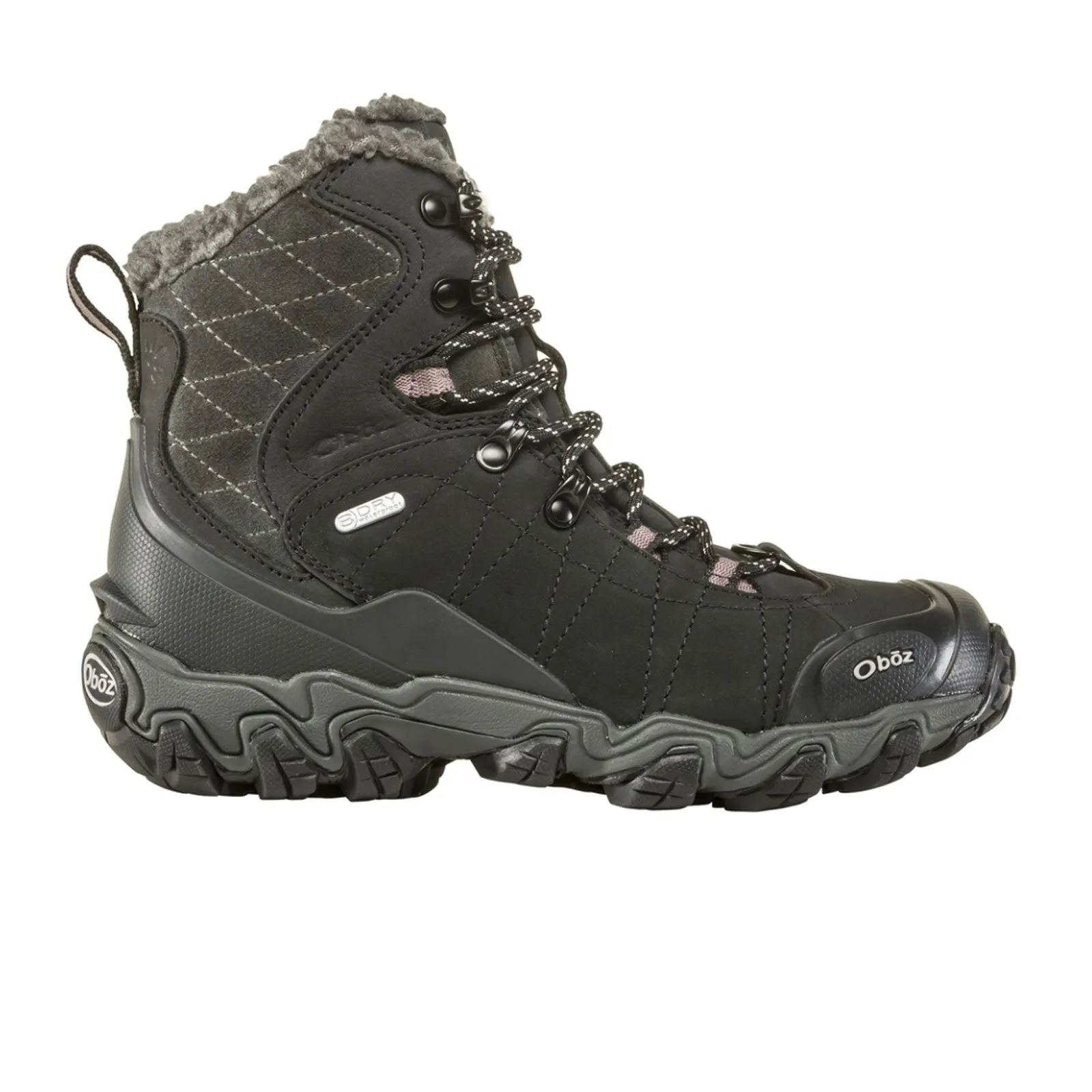 Oboz Bridger 7" Insulated B-DRY Winter Hiking Boot (Women) - Black