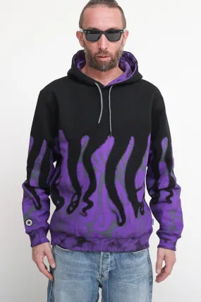 Octopus Half Tone Hoodie - Black