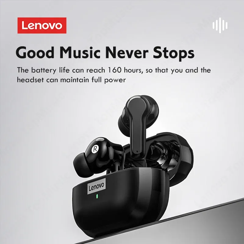 Original Lenovo LP1S TWS Earphone Wireless Bluetooth 5.0 Headphones Waterproof Sport Headsets Noise Reduction Earbuds with Mic