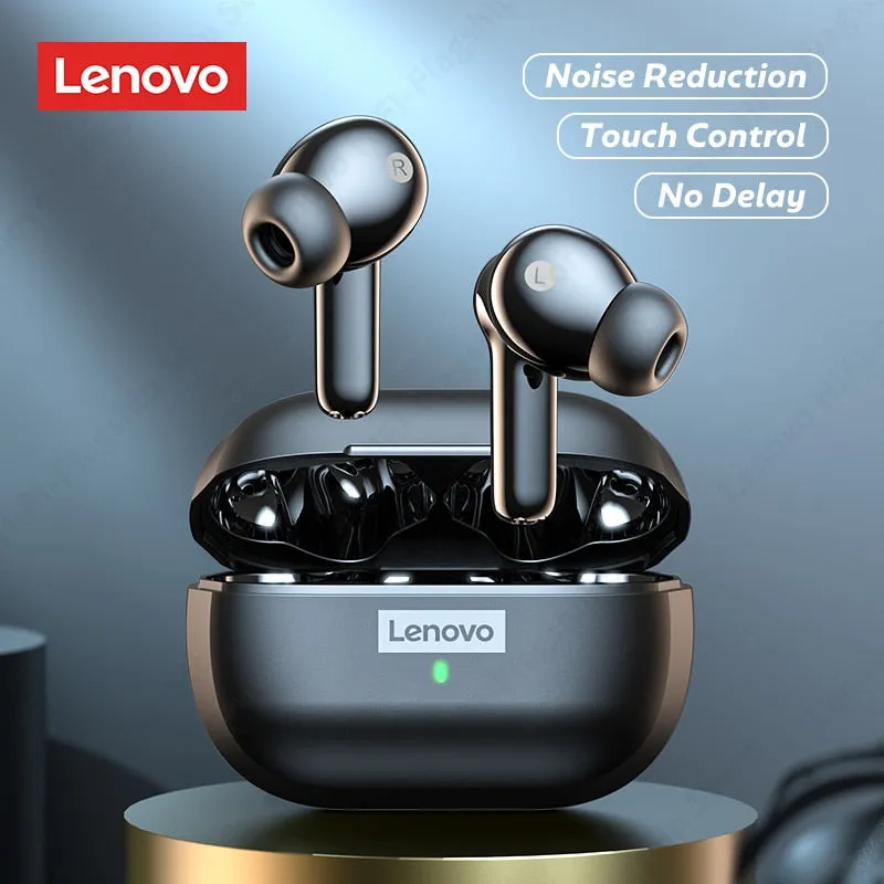 Original Lenovo LP1S TWS Earphone Wireless Bluetooth 5.0 Headphones Waterproof Sport Headsets Noise Reduction Earbuds with Mic