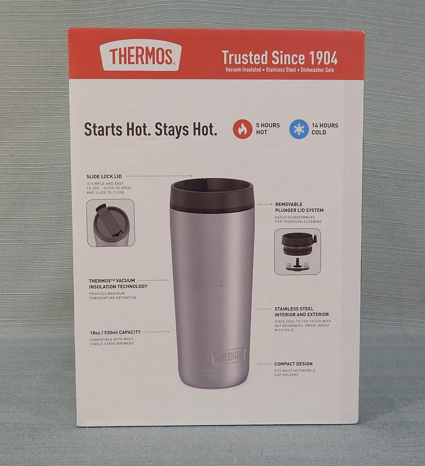 Pair of Thermos Travel Tumblers