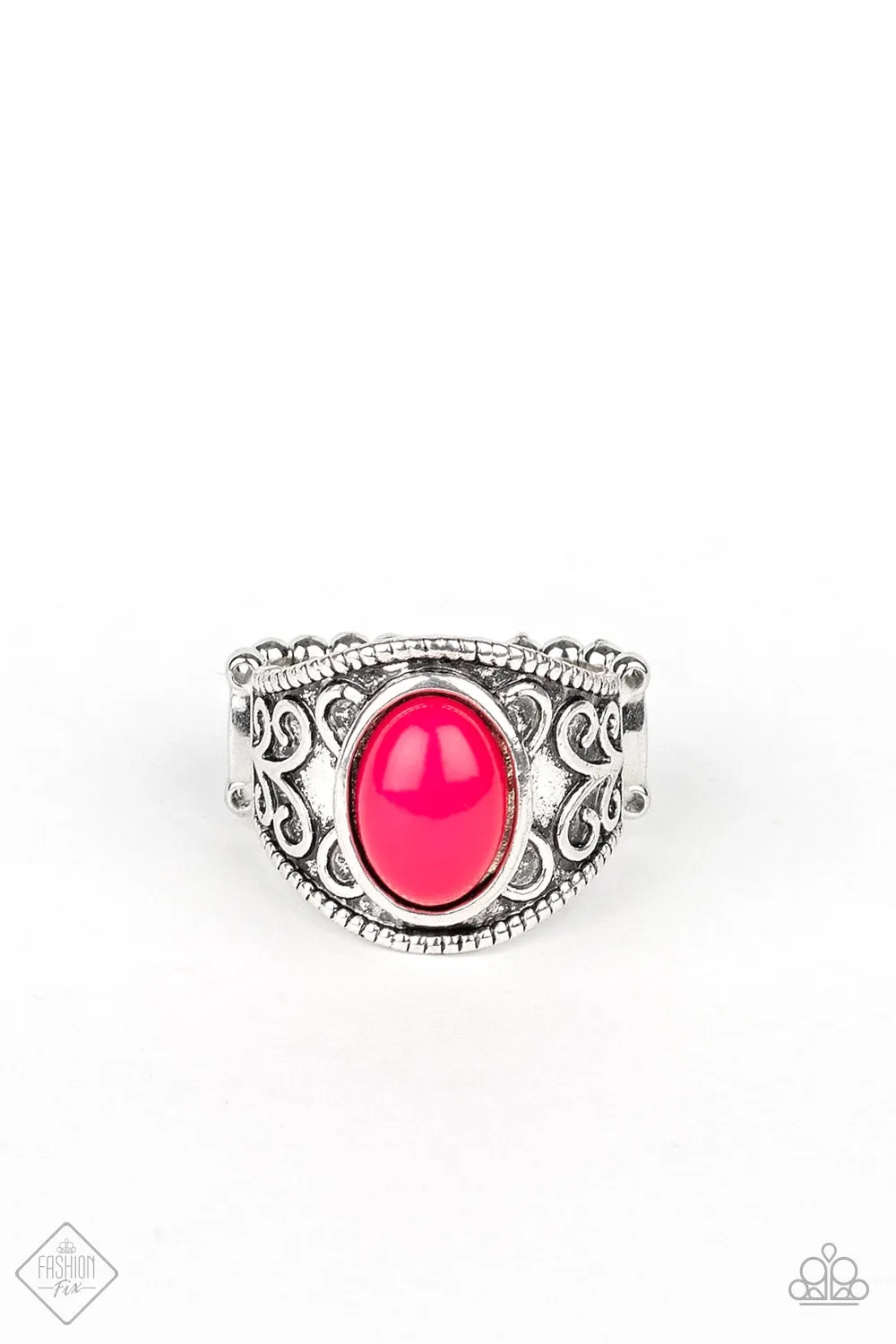 Paparazzi Accessories - Lets Take It From The POP Fashion Fix Pink Ring February 2020