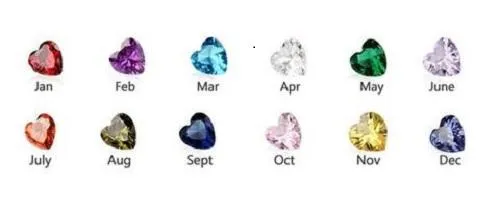 Personalized Mothers Ring 2 Heart Birthstones Lovely Hearts 2 Names