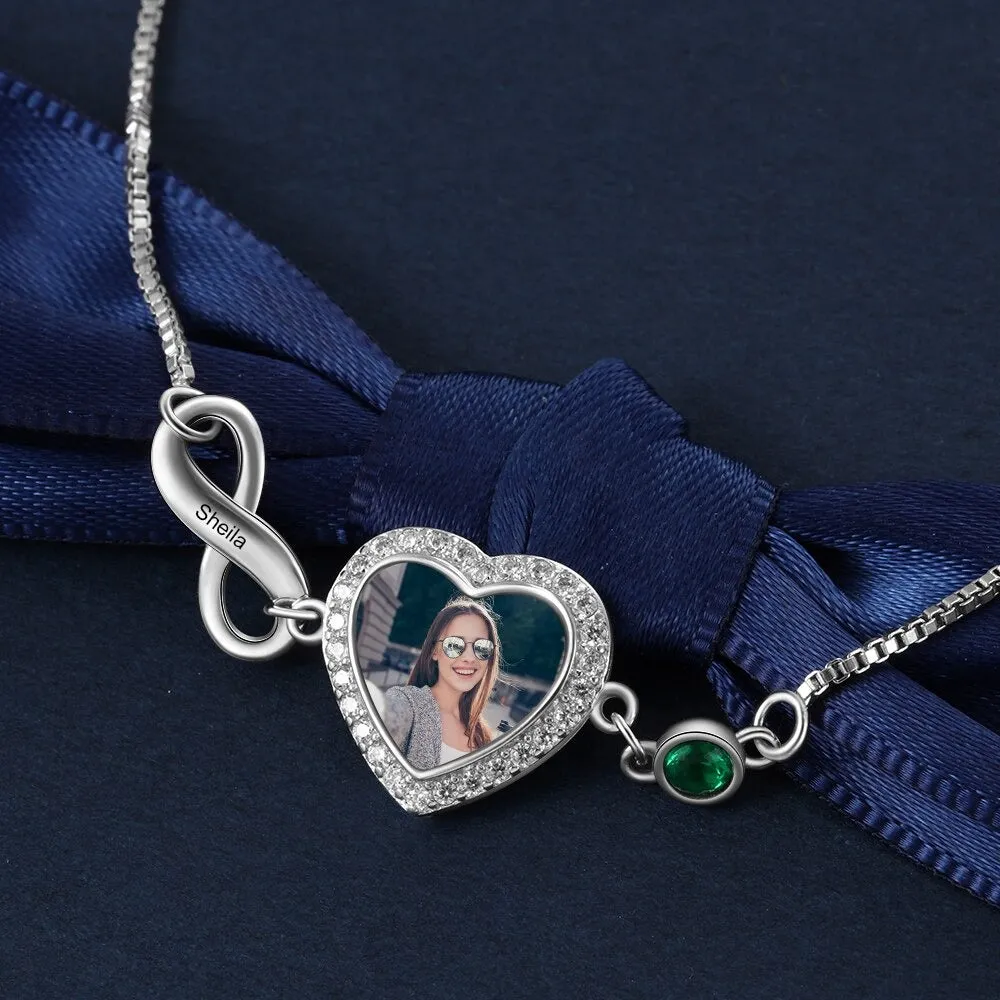 Personalized Photo Chain Bracelet