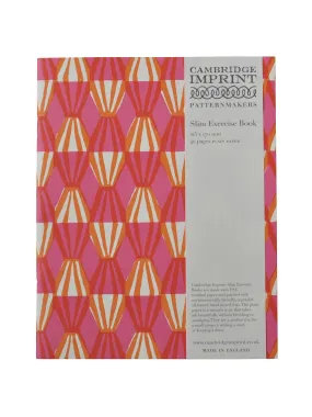 Pink & Orange Threadwork Exercise Book