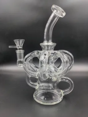 Pulsar Recycler Waterpipe w/ Inline Perc - 8.25