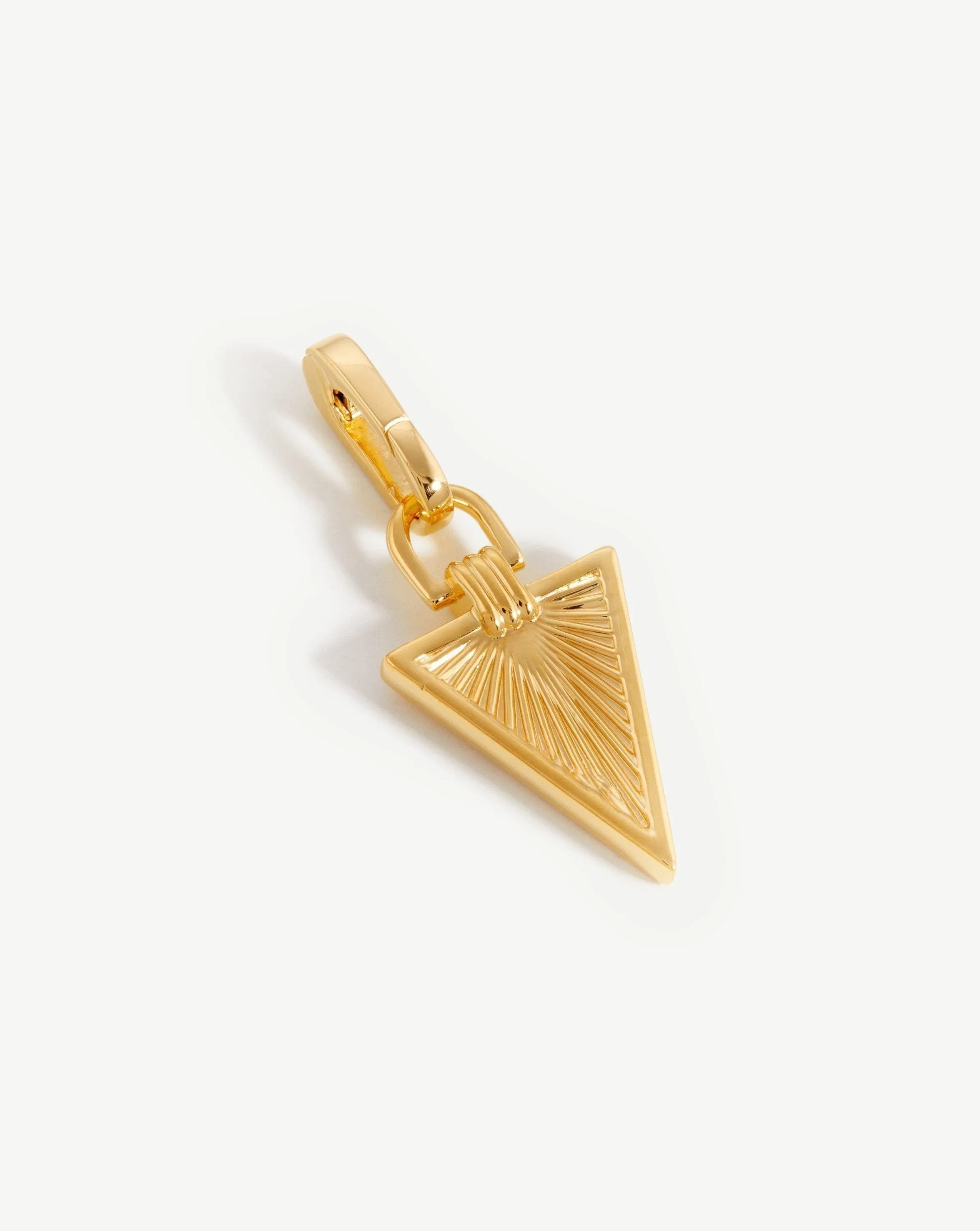 Ridge Triangle Clip-On Pendant