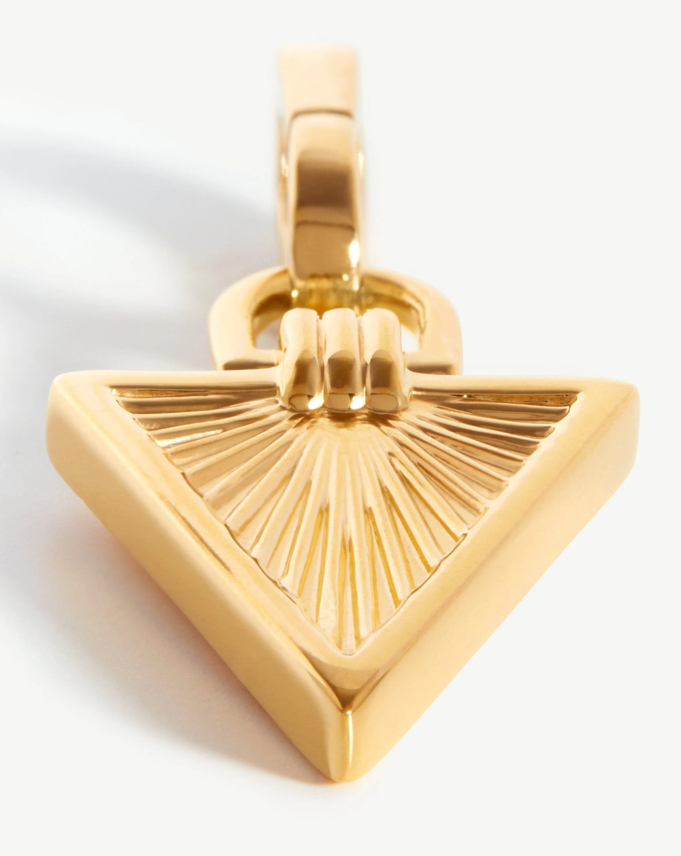 Ridge Triangle Clip-On Pendant