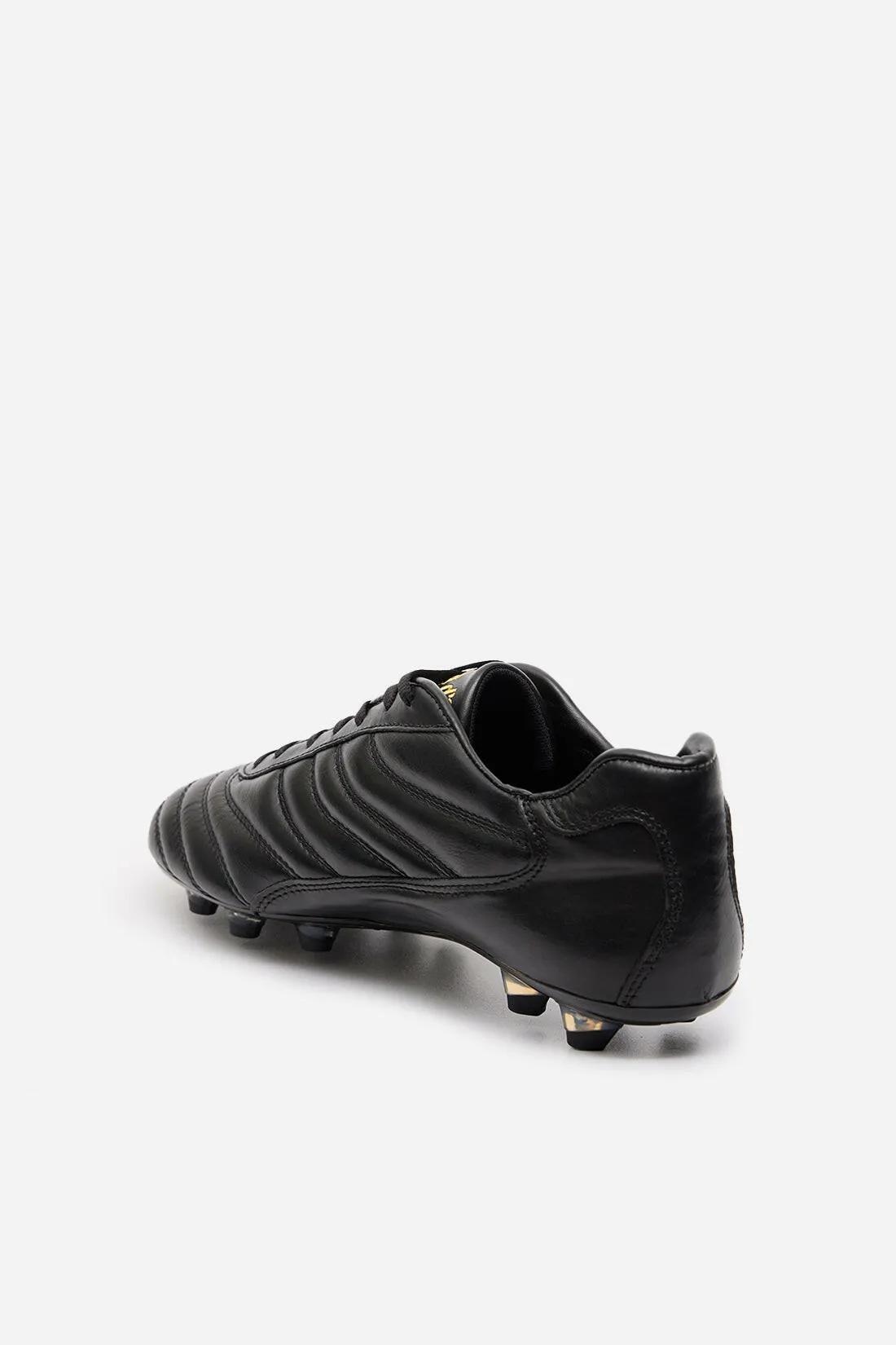 Scarpe da calcio Derby in pelle nera