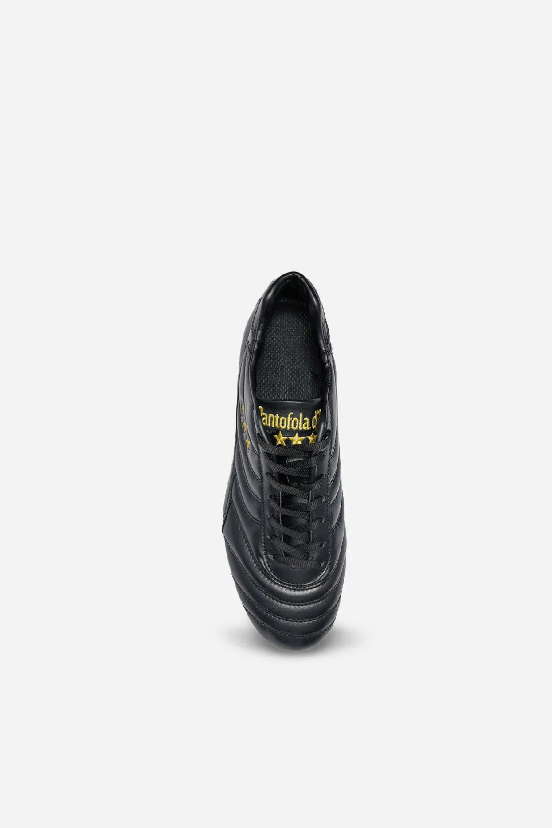 Scarpe da calcio Derby in pelle nera