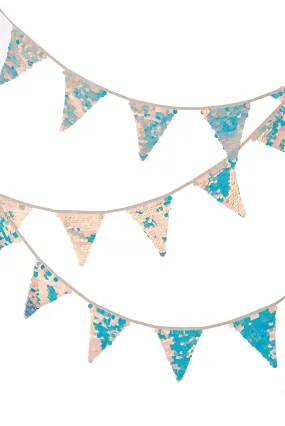 SEQUIN BUNTING - OPAL