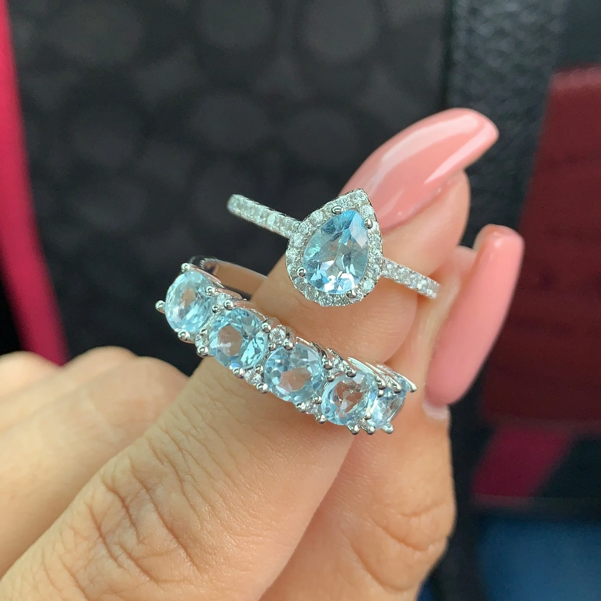 SIERRA BLUE TOPAZ RING