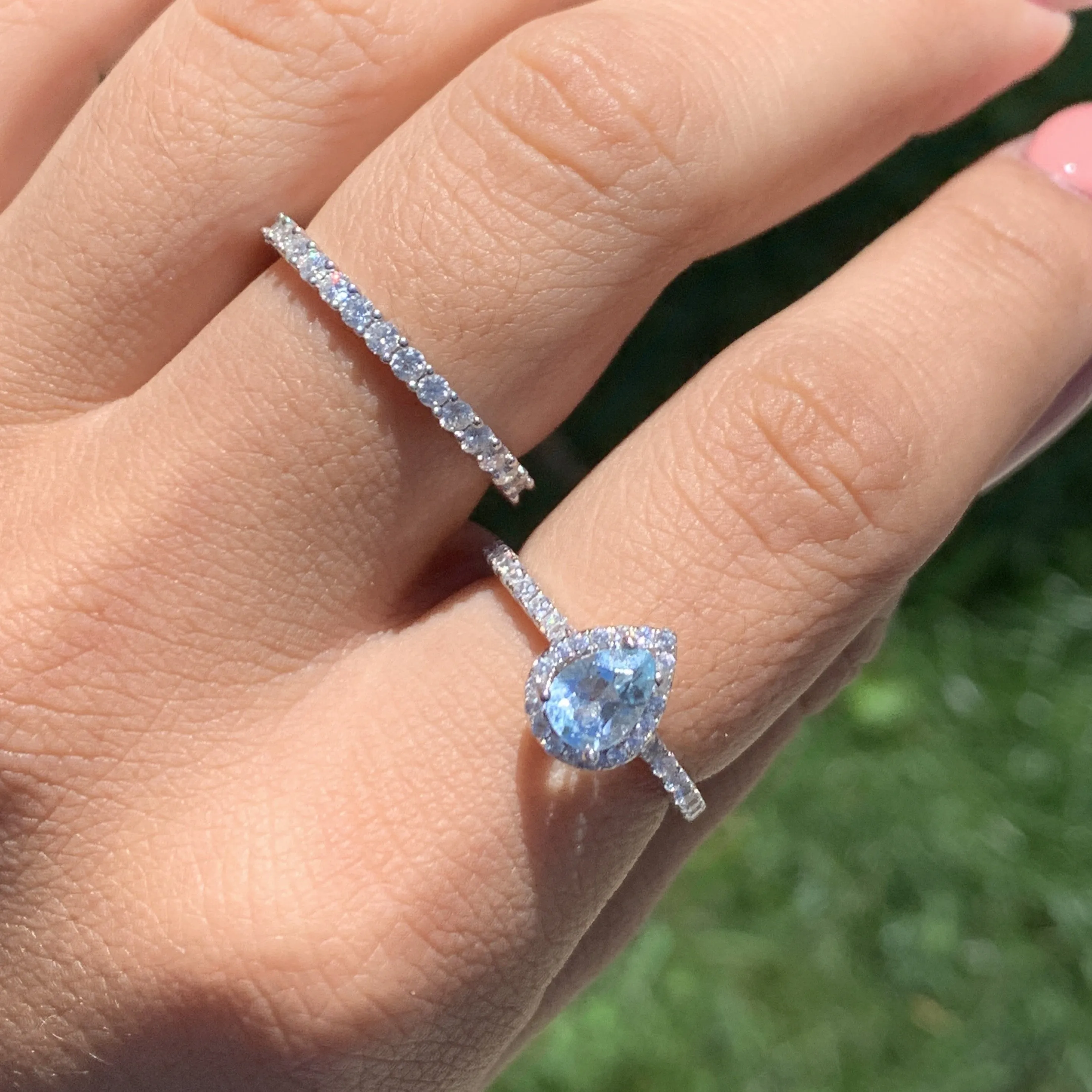 SIERRA BLUE TOPAZ RING