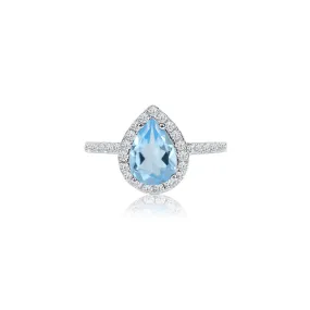 SIERRA BLUE TOPAZ RING