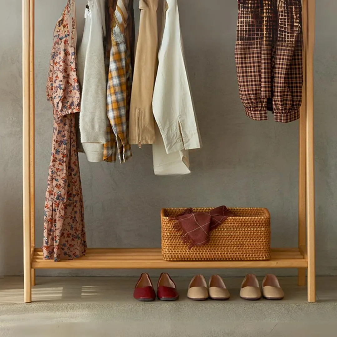 Solid Beechwood Clothes Hanger Rack