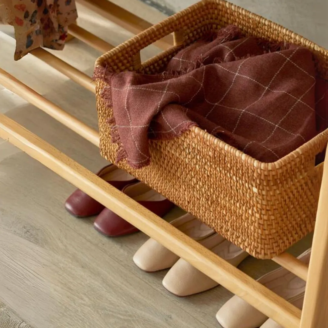 Solid Beechwood Clothes Hanger Rack