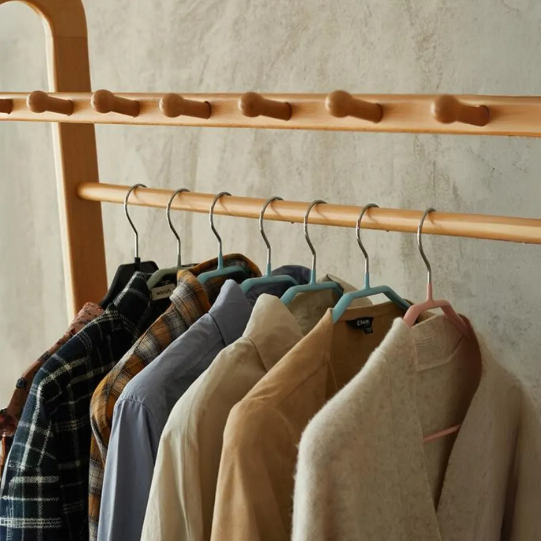 Solid Beechwood Clothes Hanger Rack