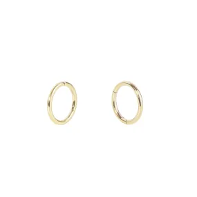 Svelto Infinite Hoop Earrings - 10 mm