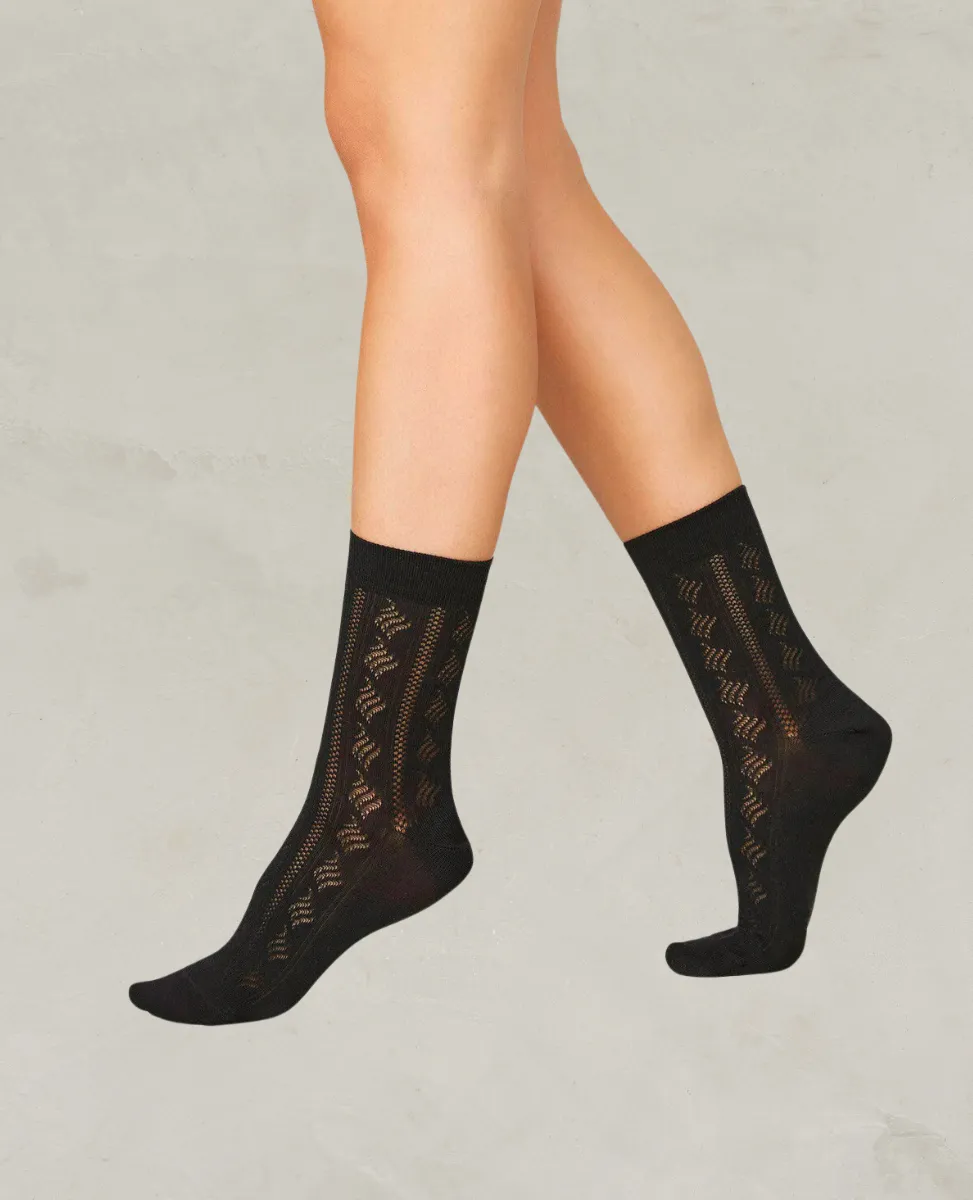 Swedish Stockings Alva Socks Black