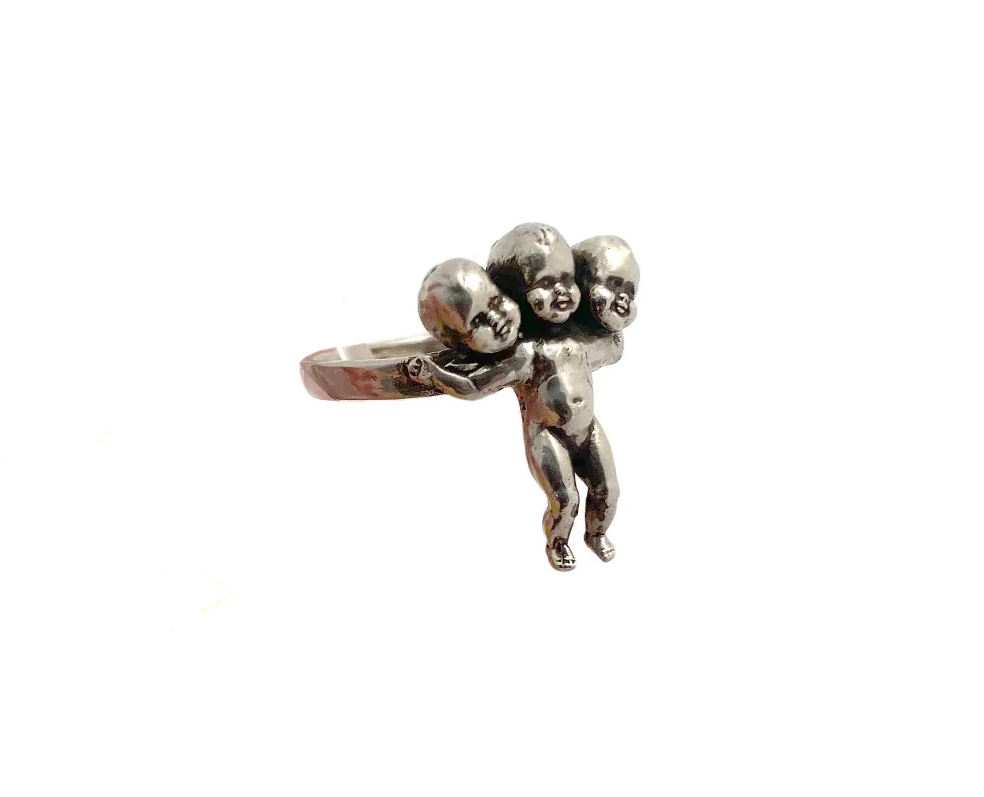 Three Headed Baby Ring