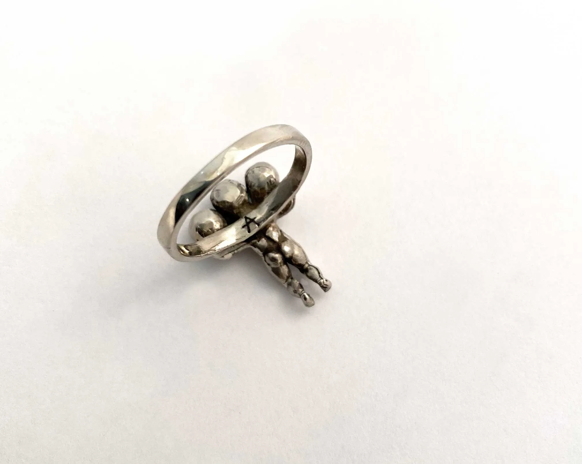 Three Headed Baby Ring