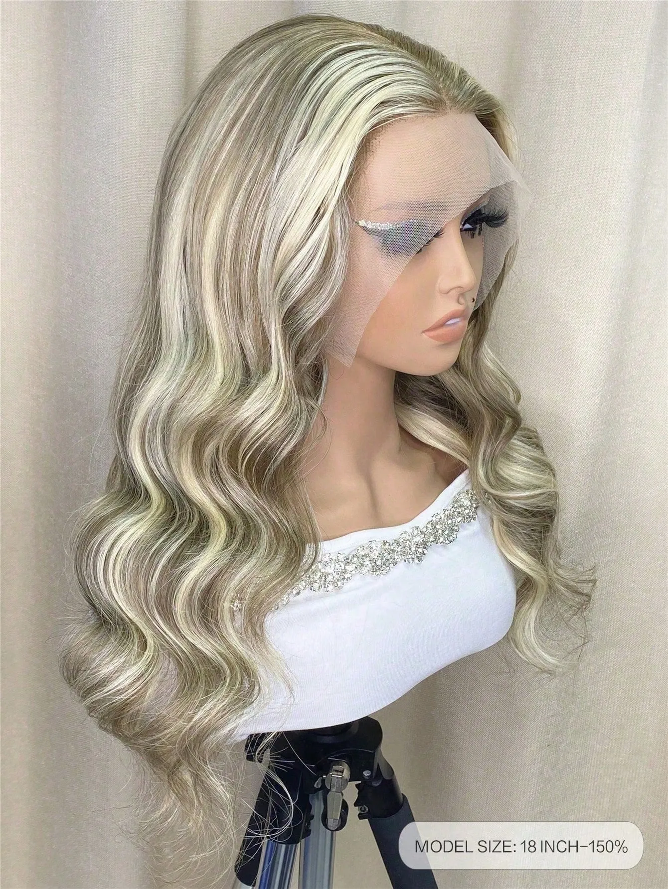 Transparent Lace 18 Inch 13x4 Ombre Human Hair Wig