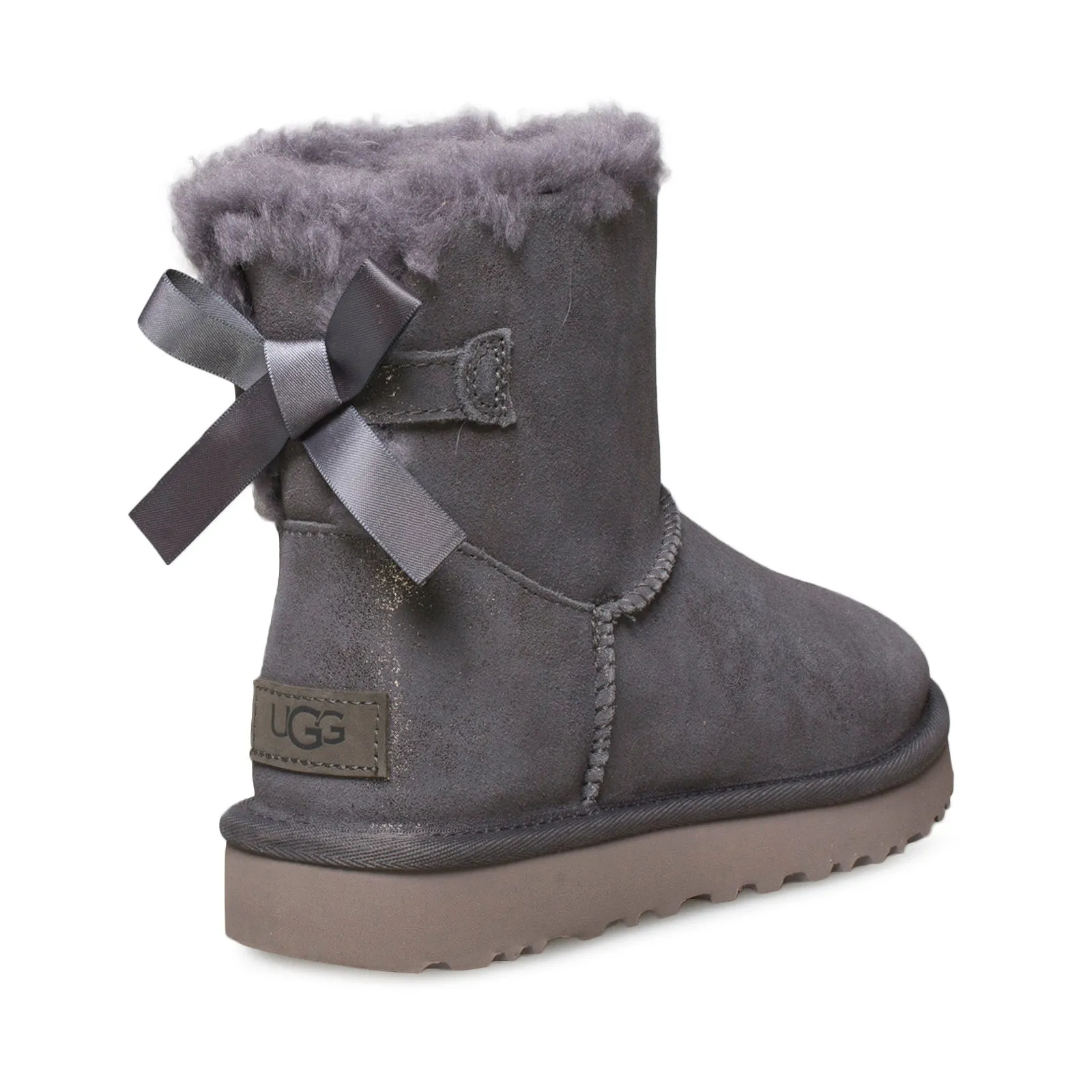 UGG Mini Bailey Bow II Shimmer Nightfall Boots - Women's