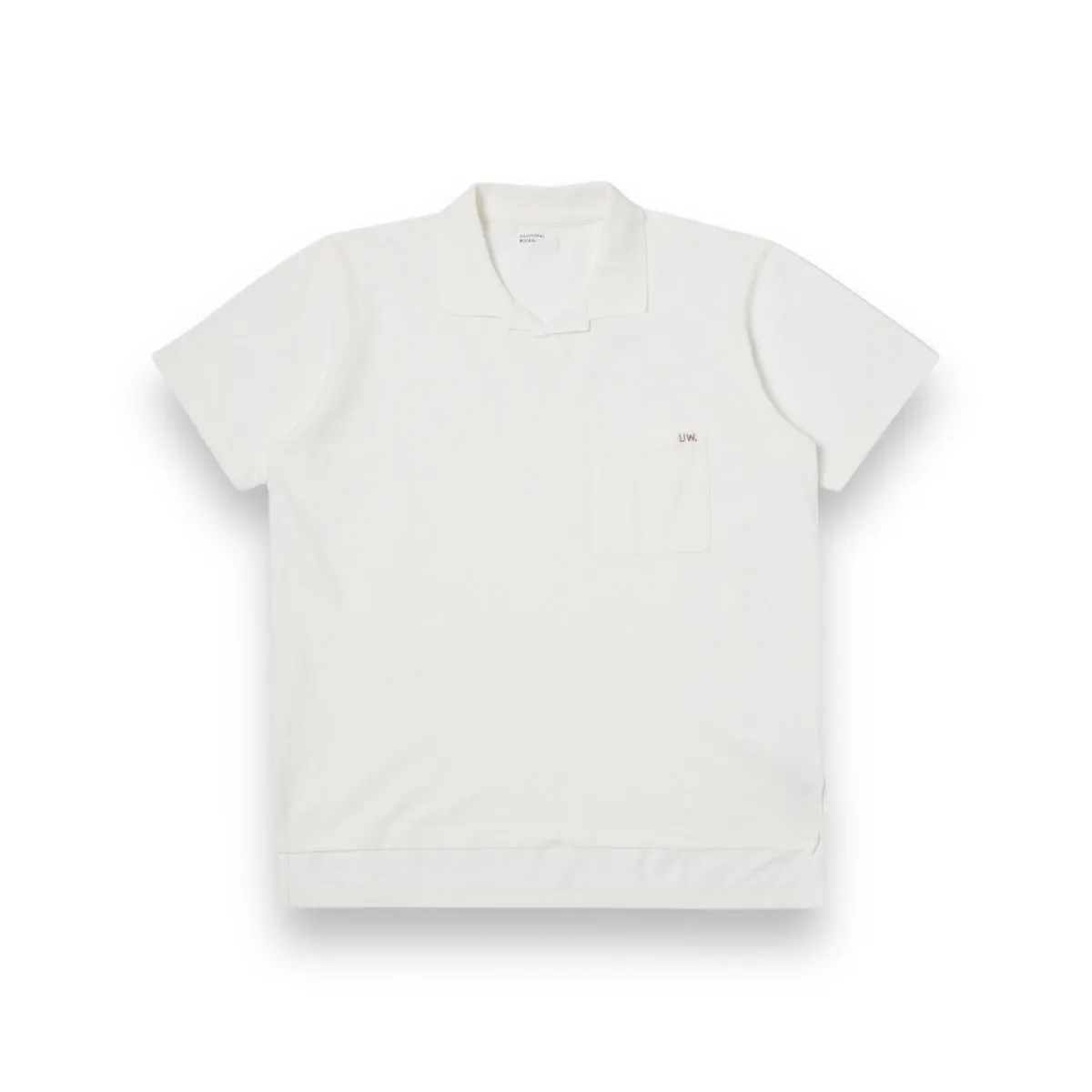 Universal Works Vacation Polo Piquet 30603 off white