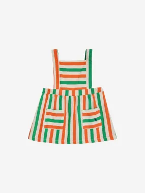 Vertical Stripes Woven Baby Dress