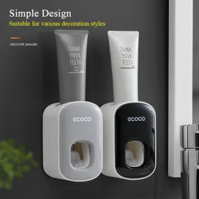 Wall-Mounted Automatic Toothpaste Dispenser