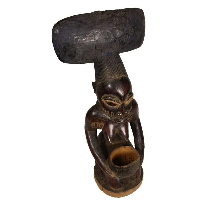 Yoruba Divination Bowl Figure, Nigeria #313