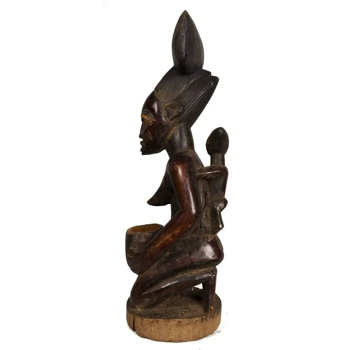 Yoruba Divination Bowl Figure, Nigeria #313