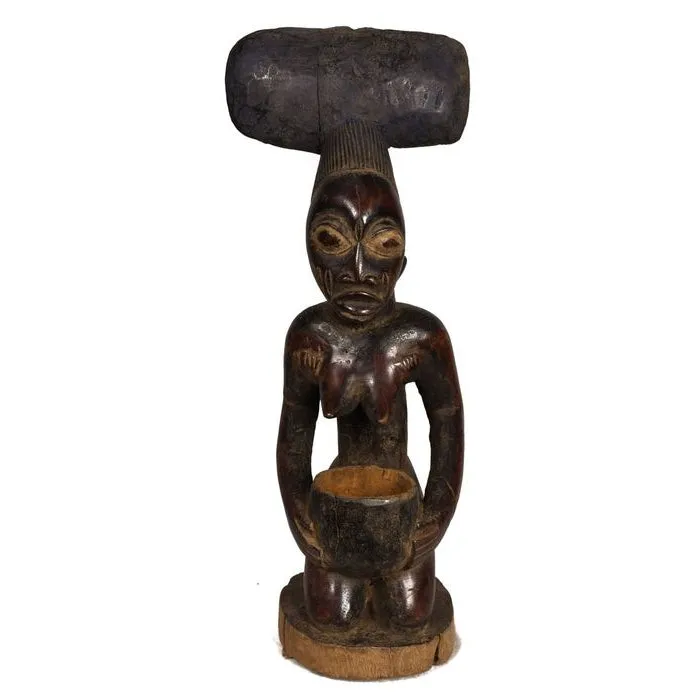 Yoruba Divination Bowl Figure, Nigeria #313