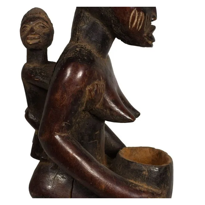 Yoruba Divination Bowl Figure, Nigeria #313