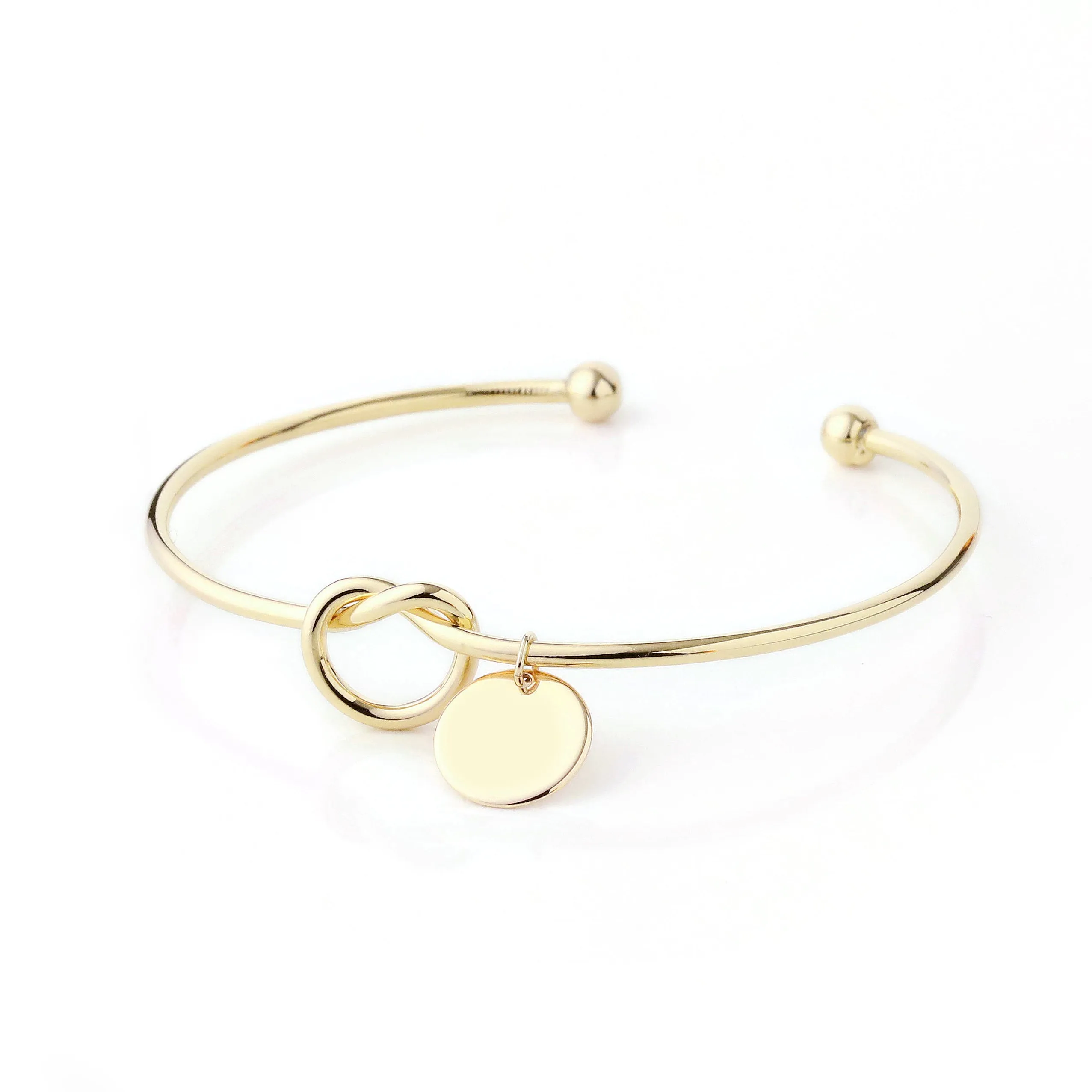 Zoe Small Charm Knot Bracelet