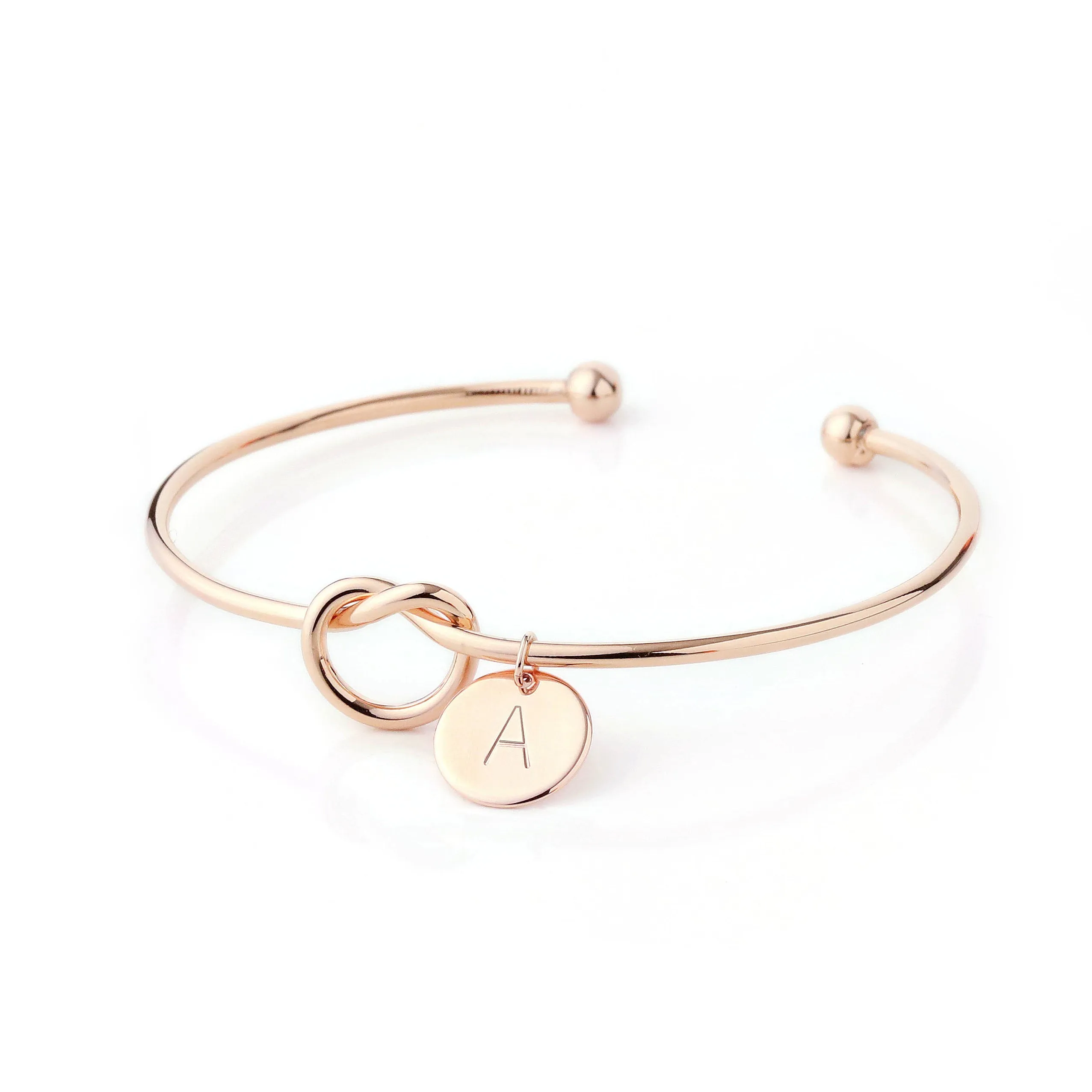 Zoe Small Charm Knot Bracelet